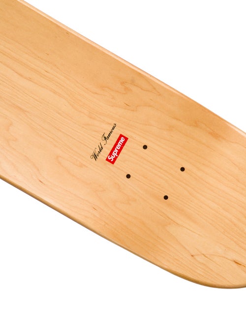 Supreme x KAWS Stencil Chalk Box Logo Skate Deck