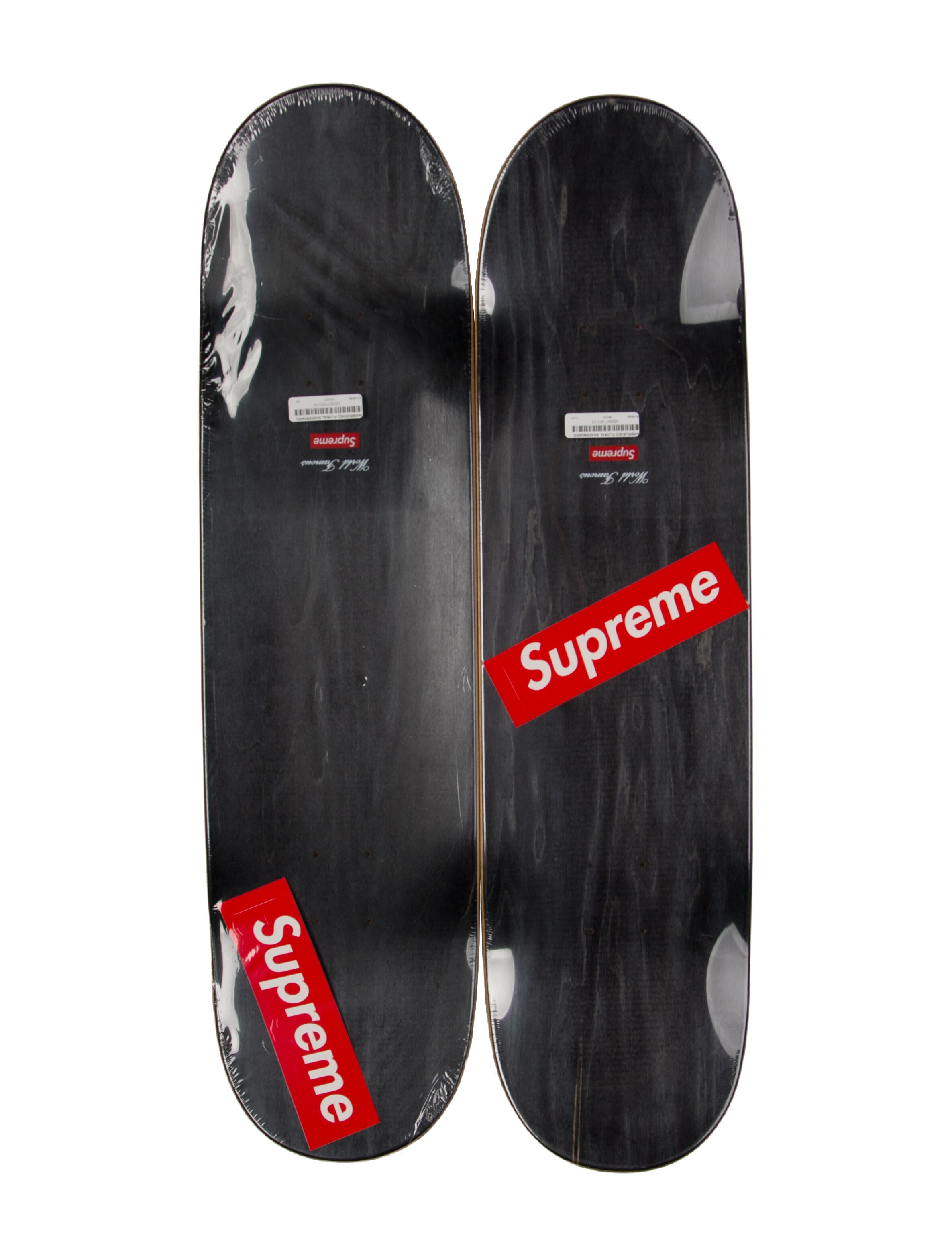 Supreme Airbrushed Floral Skateboard Decks