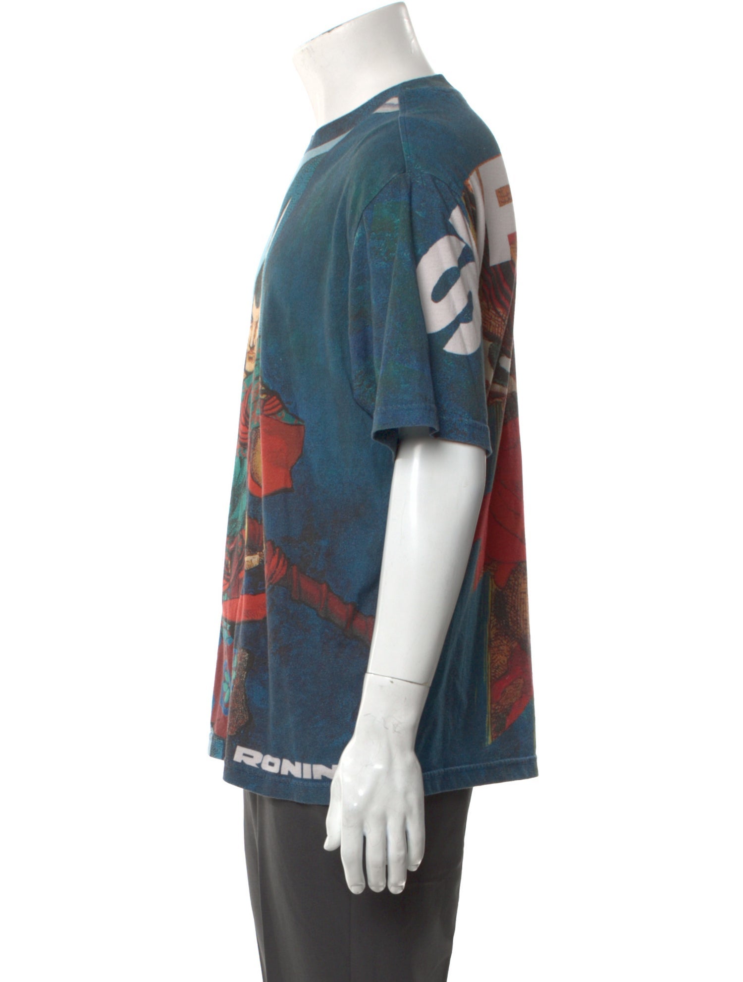 【送料関税込】Loewe Brooks Pines T-Shirt Loewe Men's Brooks Pines T-Shirt in Grey Melange Loewe