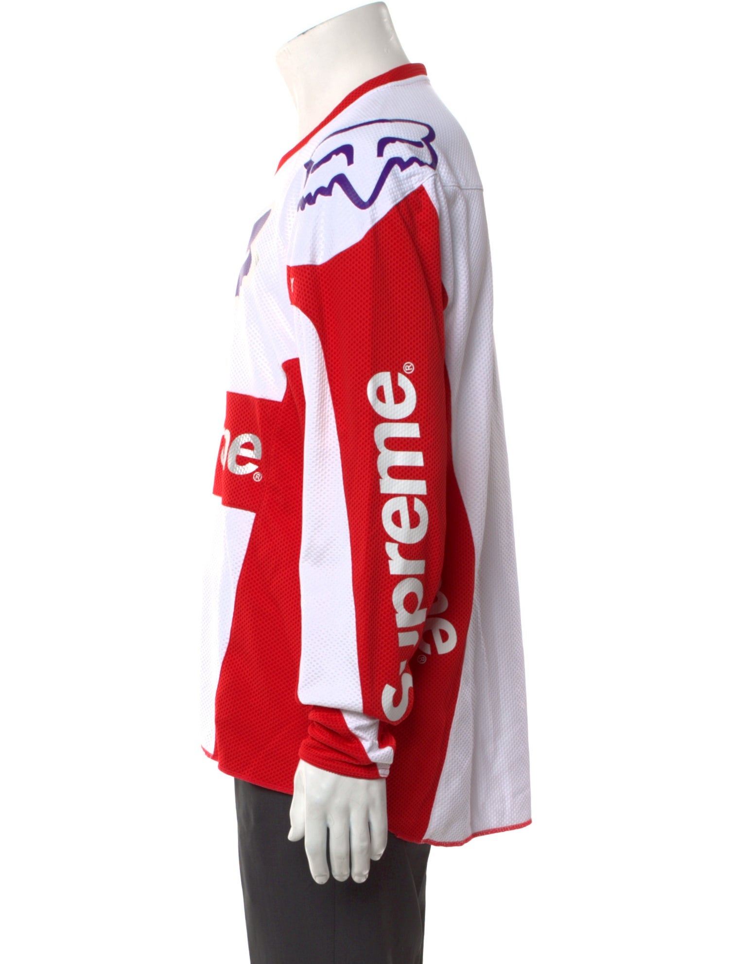 Supreme 2022 Faux Croc Football Jersey T-Shirt - White T
