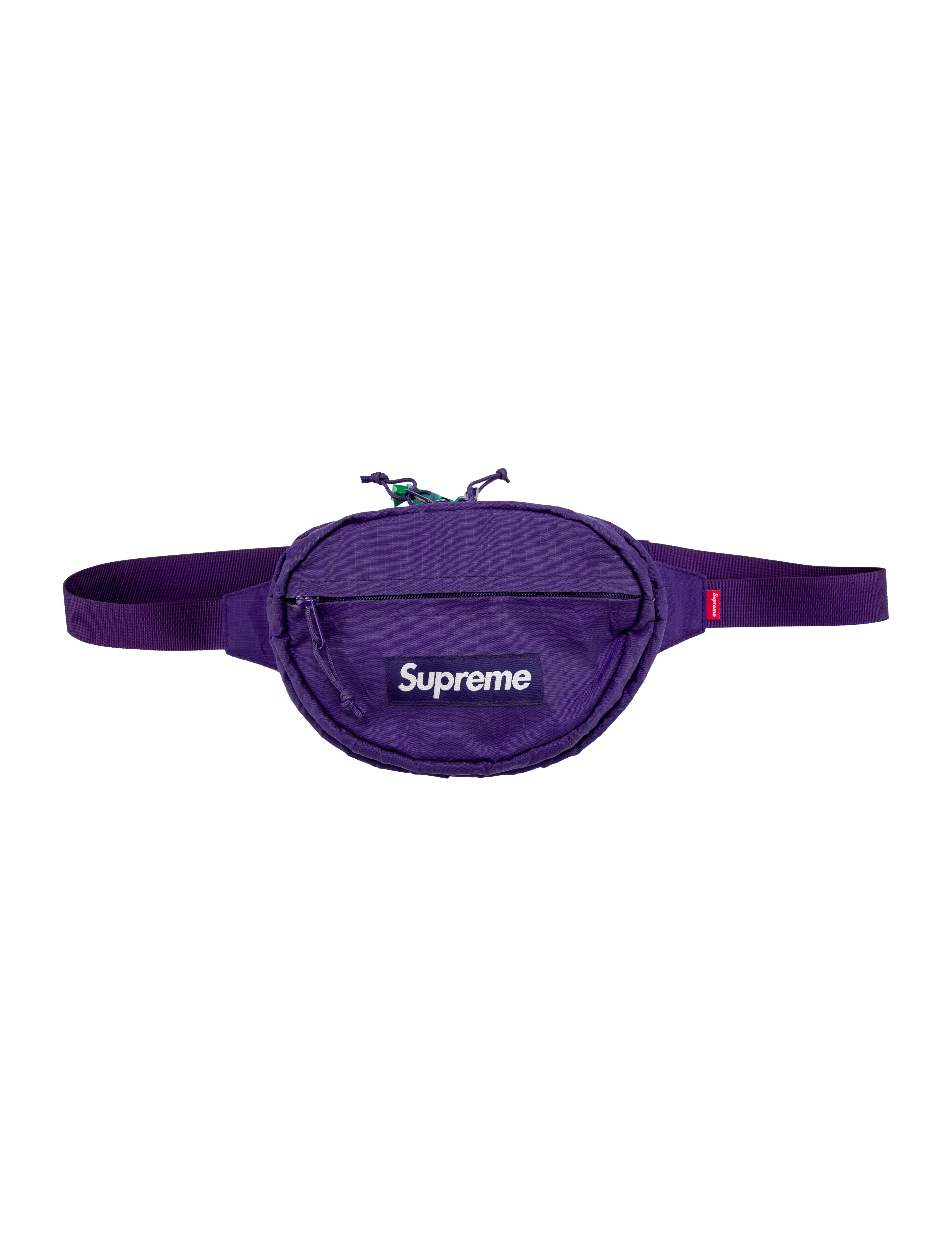 Supreme Waist Bag purple ナイロン 紫 ウエストポーチ Supreme Waist Bag (FW18) Purple - StockX News