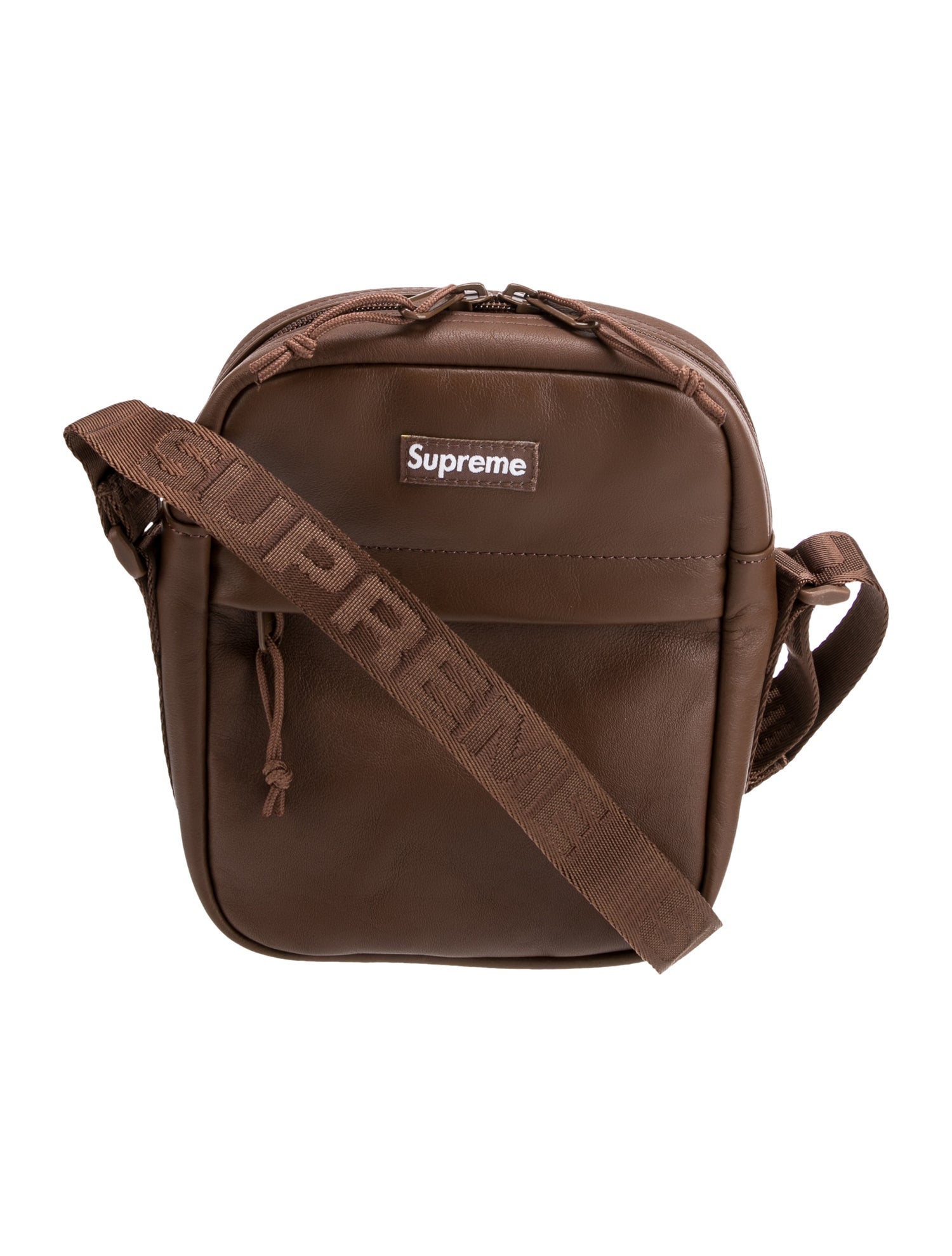 Supreme Leather Crossbody Bag