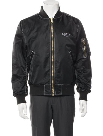 Supreme 2017 Reversible Contrast Stitch Ma-1 Bomber Jacket
