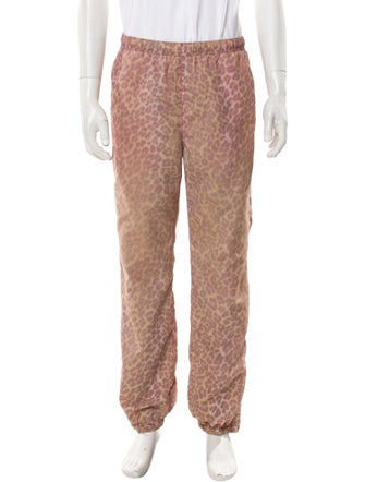 Supreme Leopard Print Nylon Joggers