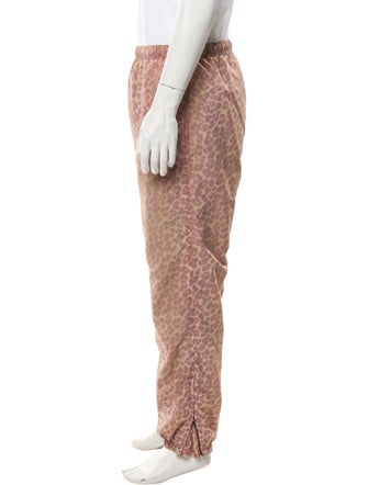 Supreme Leopard Print Nylon Joggers