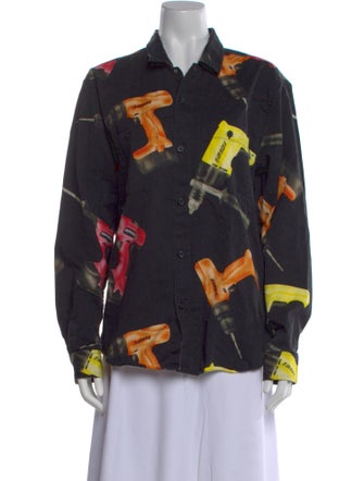 Supreme 2019 Drills Work Button-Up Top