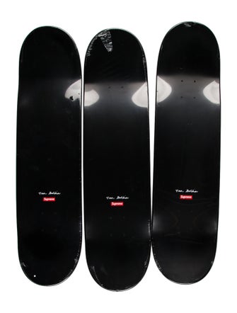 Supreme Nan Goldin Kim in Rhinestones & Misty Paulette & Nan as a Dominatrix Skateboard Deck