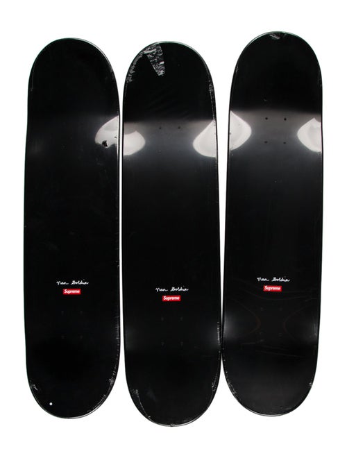 Supreme Nan Goldin Kim in Rhinestones & Misty Paulette & Nan as a Dominatrix Skateboard Deck