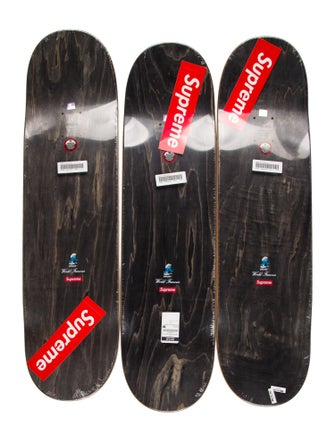 Supreme Smurfs Skateboard Deck Set
