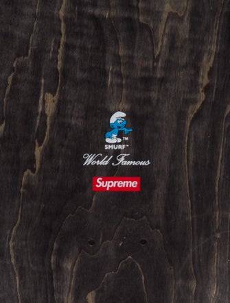 Supreme Smurfs Skateboard Deck Set