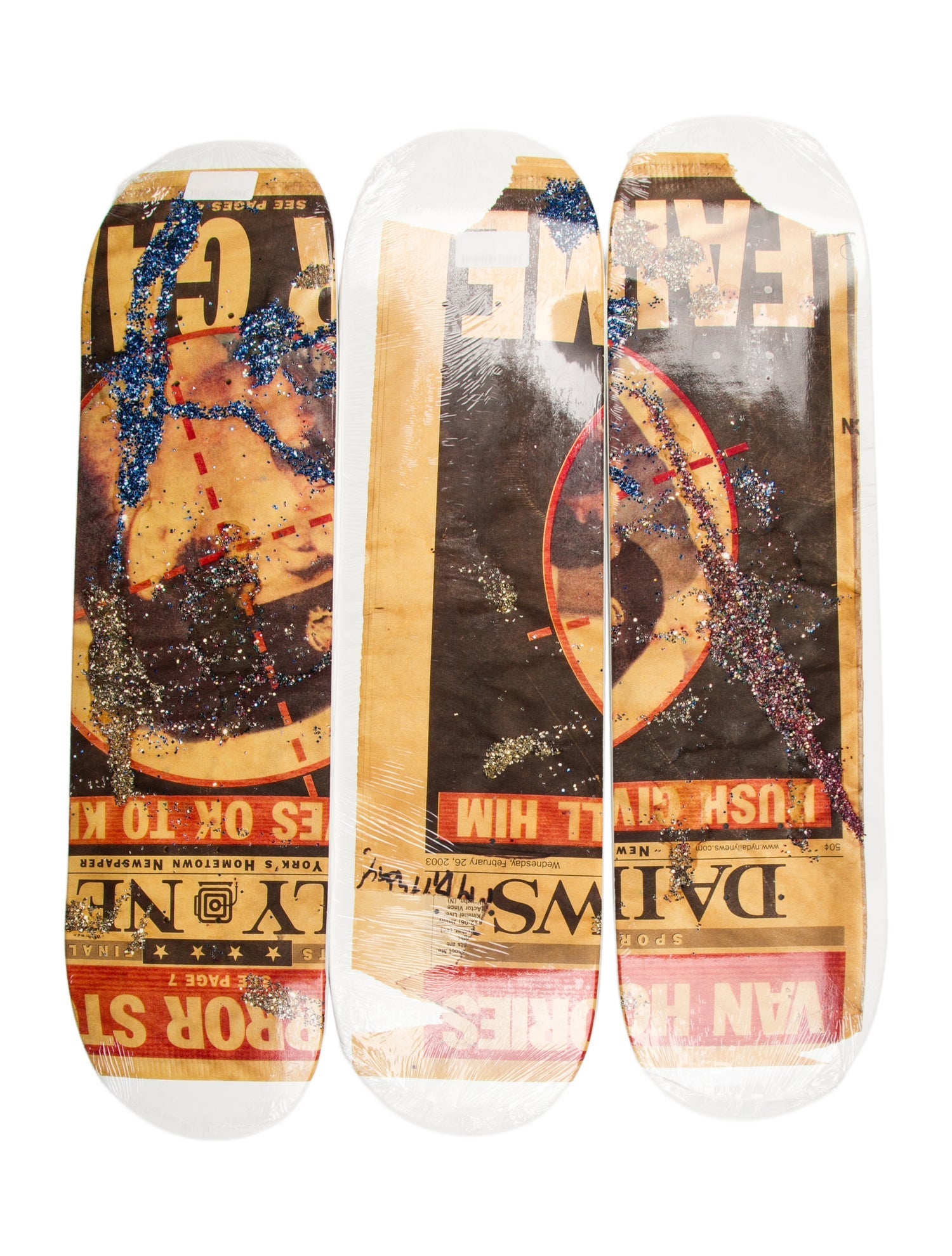 Supreme Dash Snow (Set of 3) Skateboard Deck