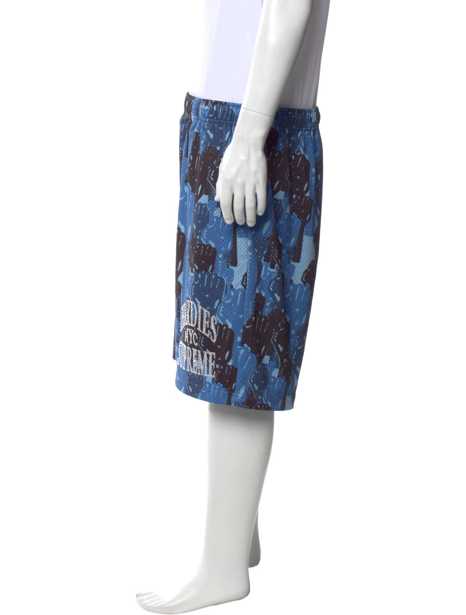 Supreme Camo Basketball Flat Front Shorts