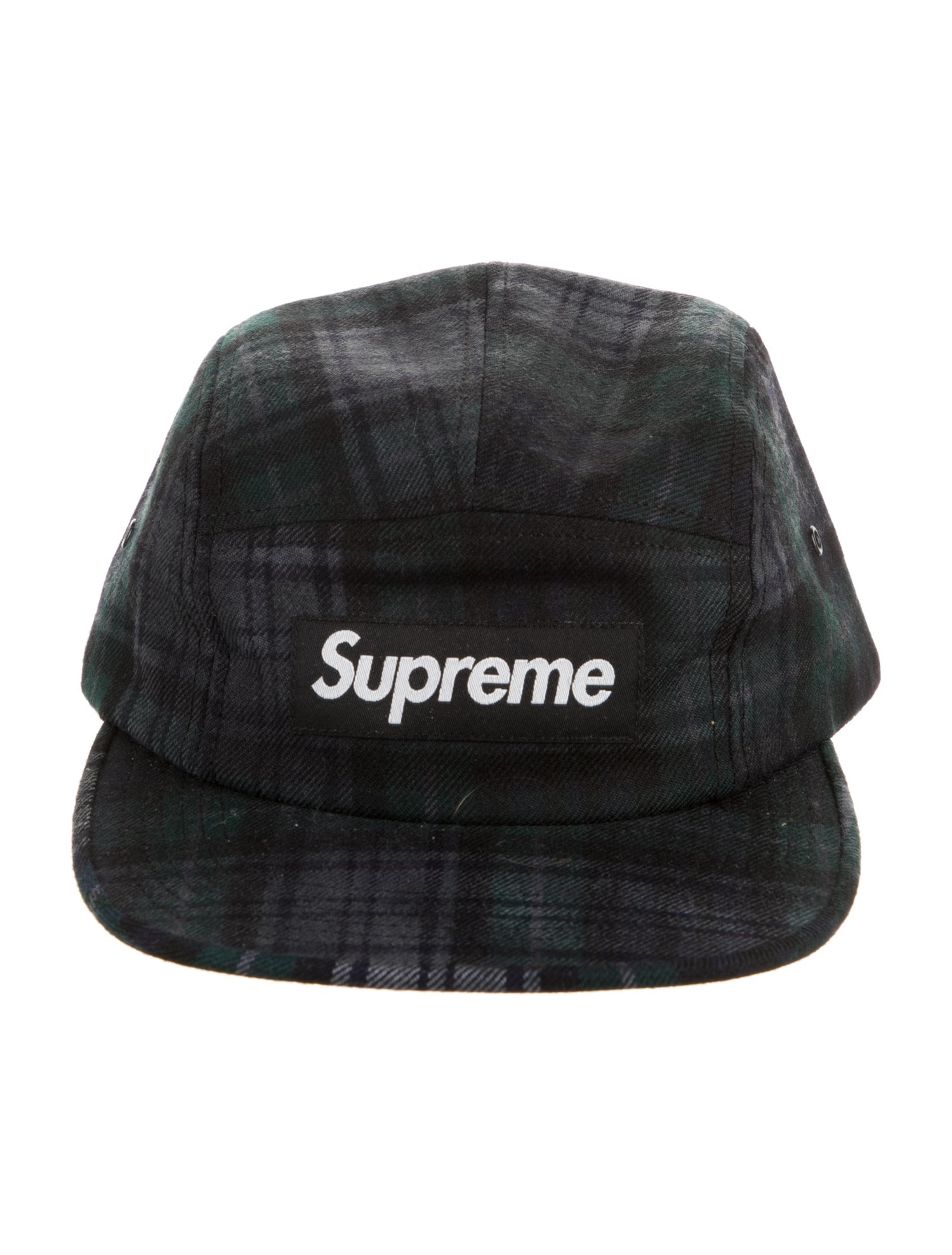 Supreme Plaid Flannel 5 Panel Camp Cap