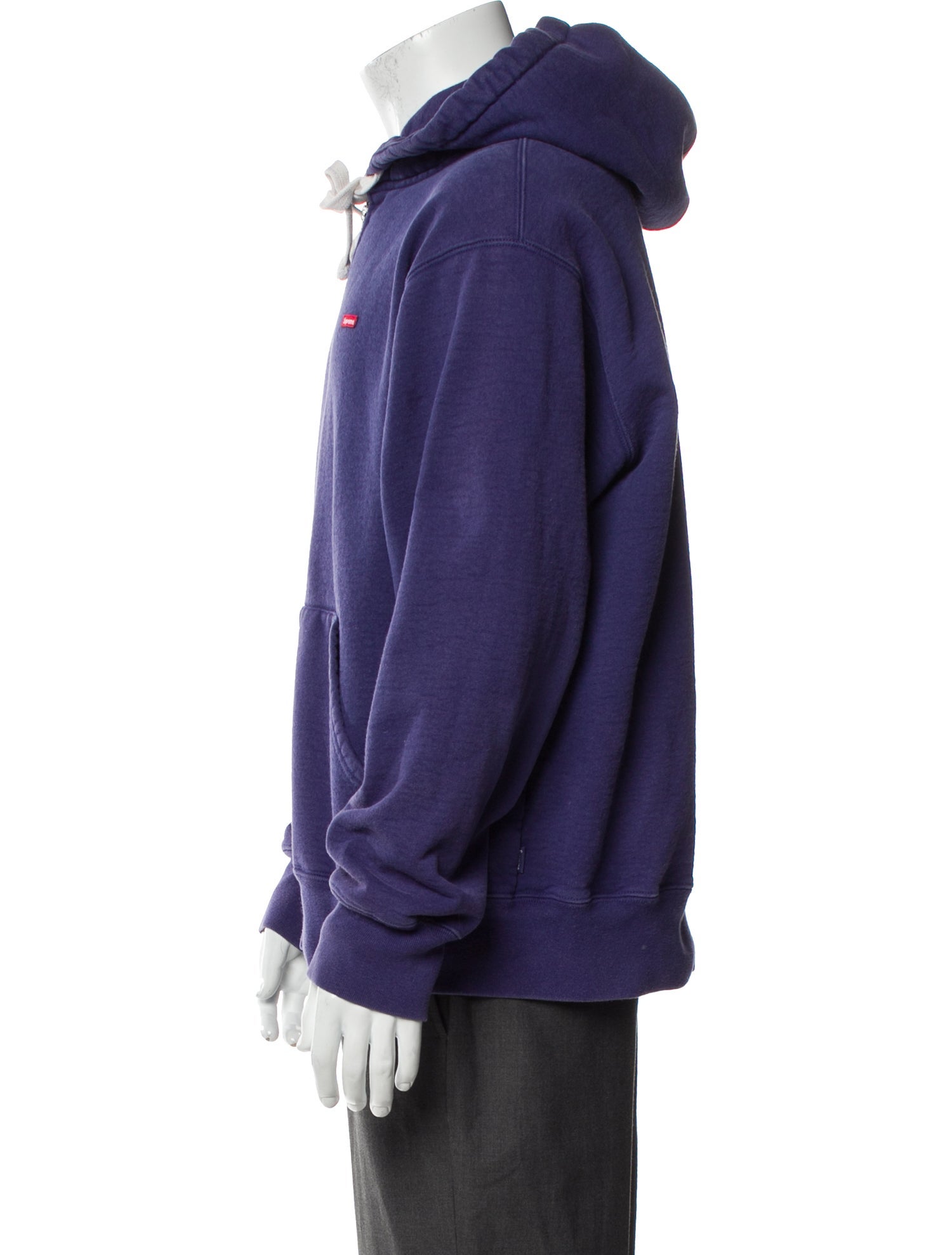 Supreme Small Box Zip Up V-Neck Hoodie