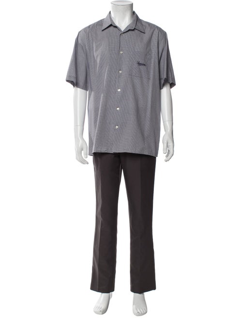 Supreme Plaid Print Short Sleeve Shirt