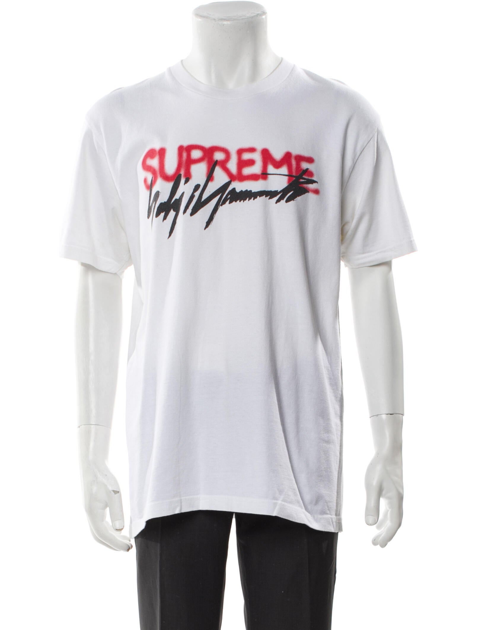 SUPREME × Yohji Yamamoto ロゴ Tシャツ ホワイト　XL Supreme Yohji Yamamoto Logo Tee White Men's - FW20 - US