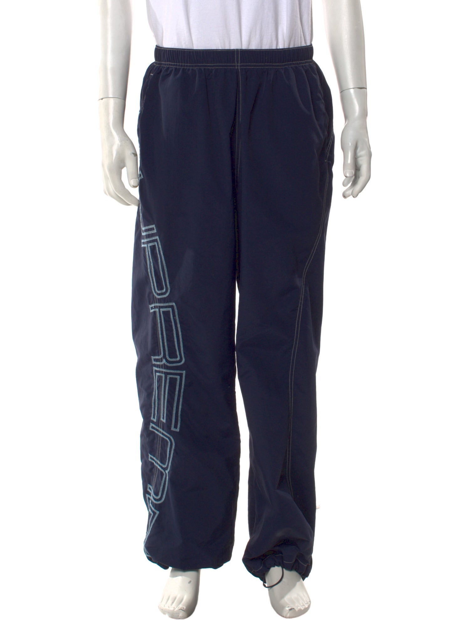 Supreme Jesus and Mary Joggers - White, 10.25