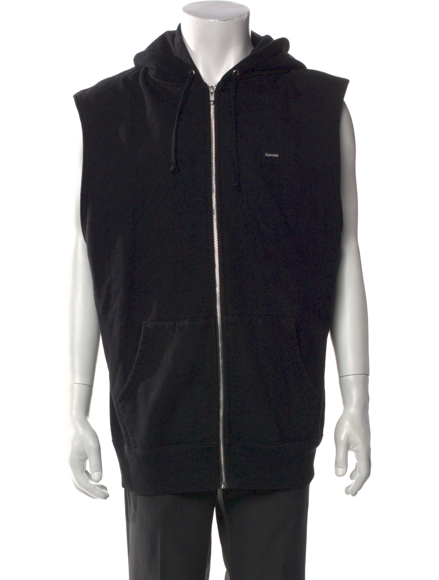 Supreme Crew Neck Sleeveless Hoodie