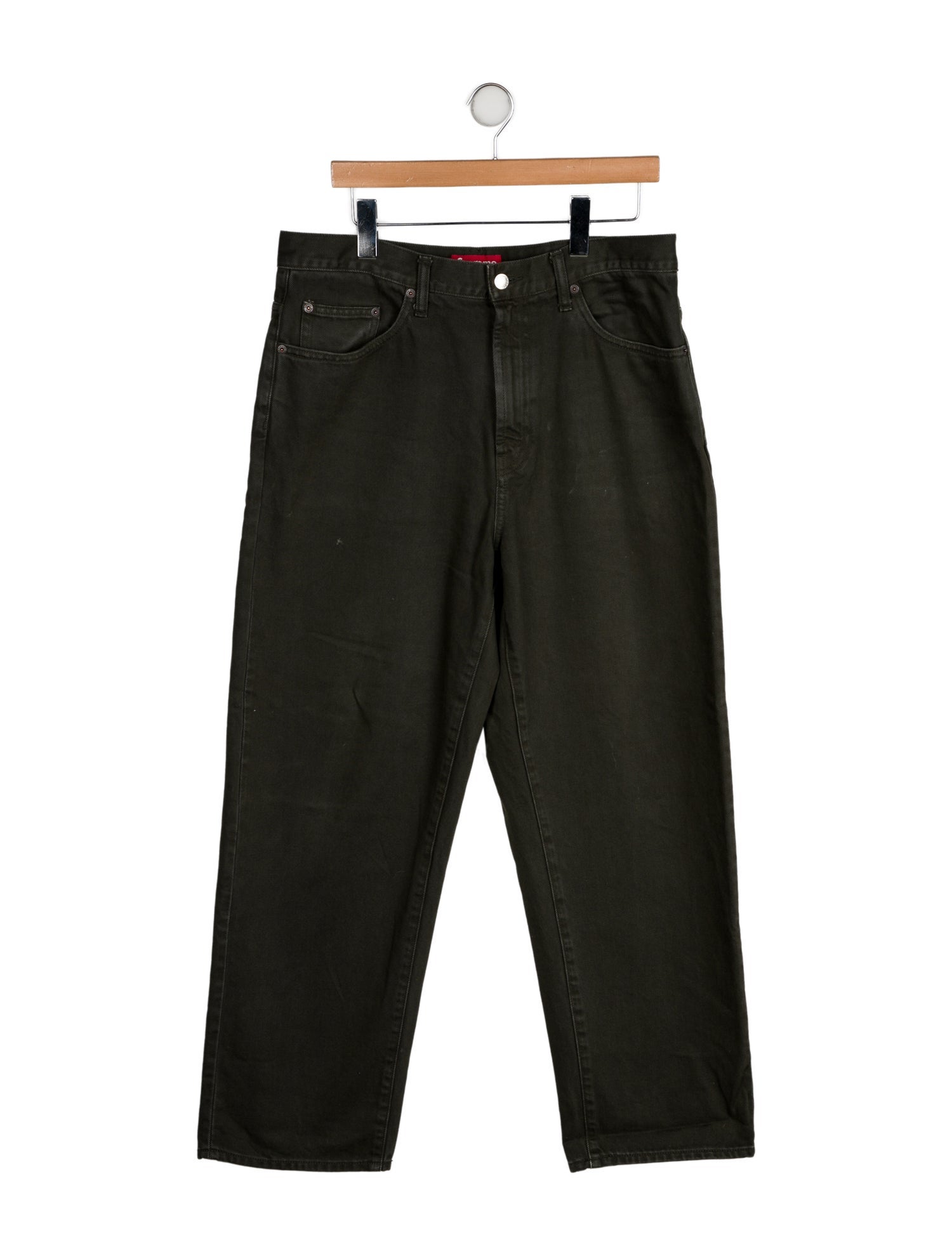 Supreme Signature Logo Straight-Leg Jeans