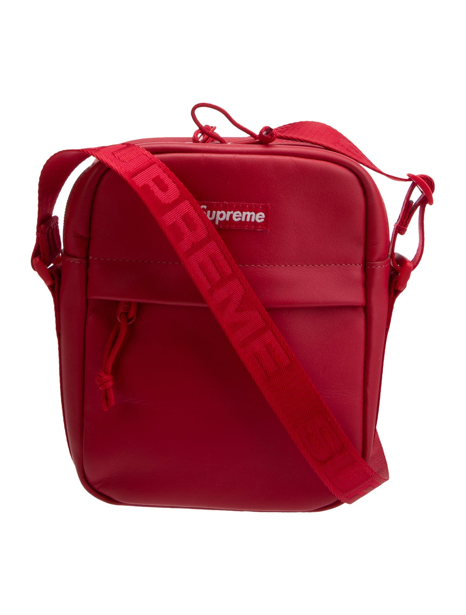 Supreme Leather Crossbody Bag 2023