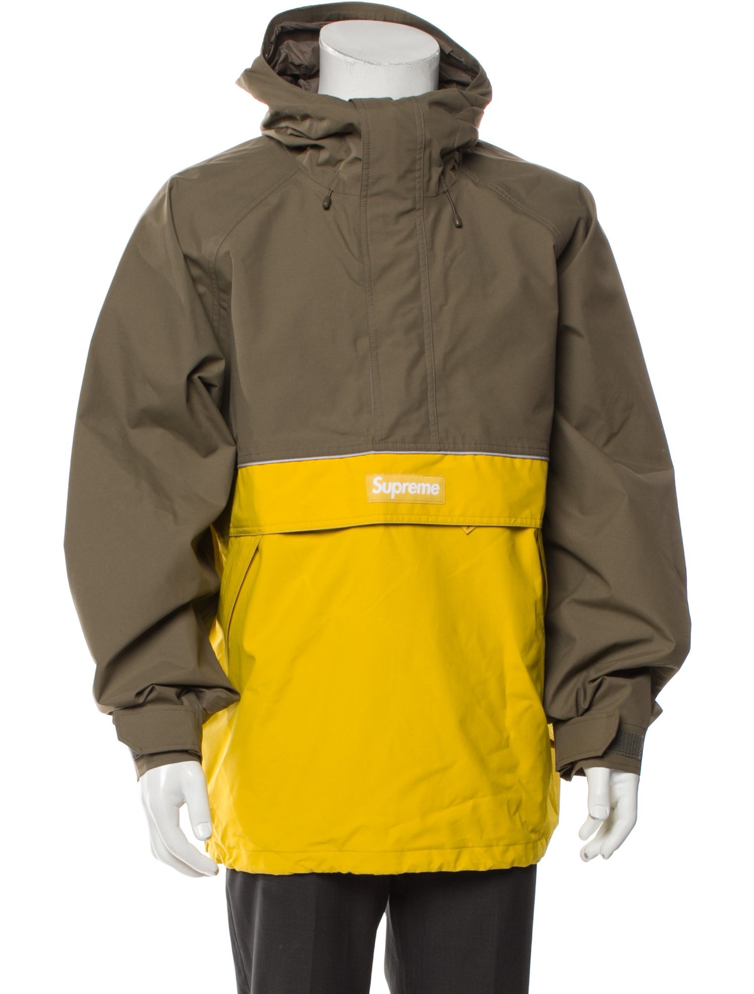 Supreme 2024 Colorblock Pattern Parka