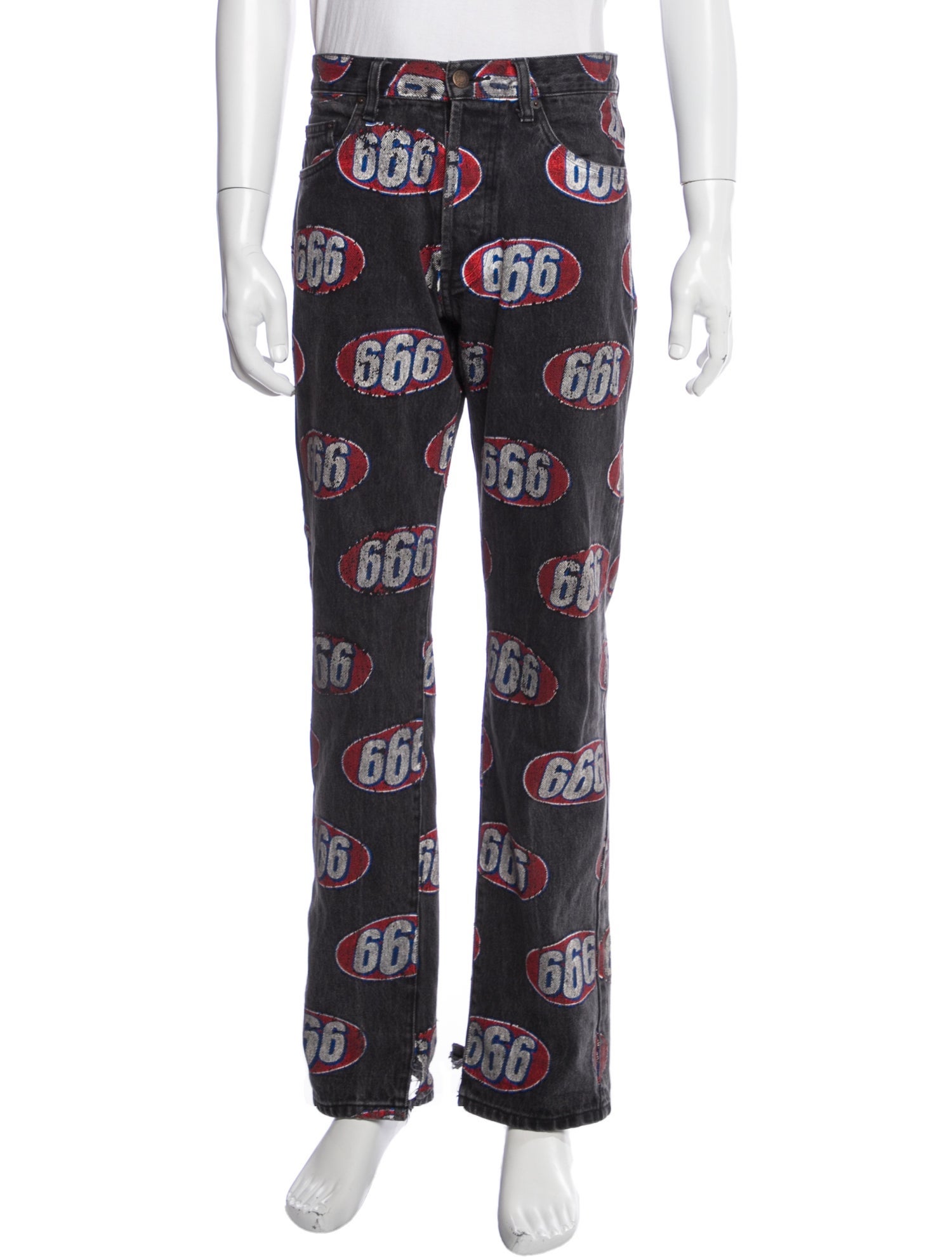 Supreme 666 Straight-Leg Jeans