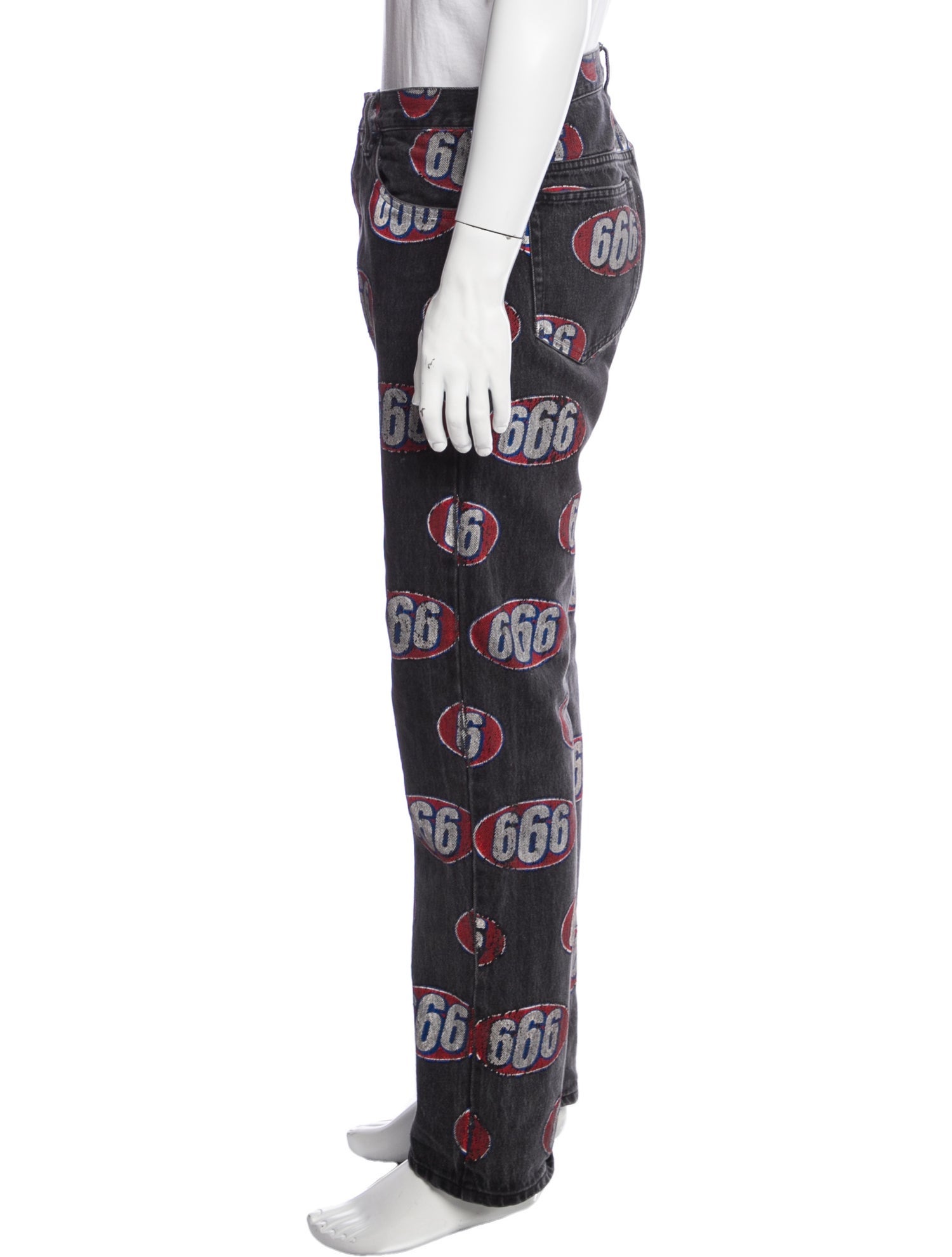 Supreme 666 Straight-Leg Jeans