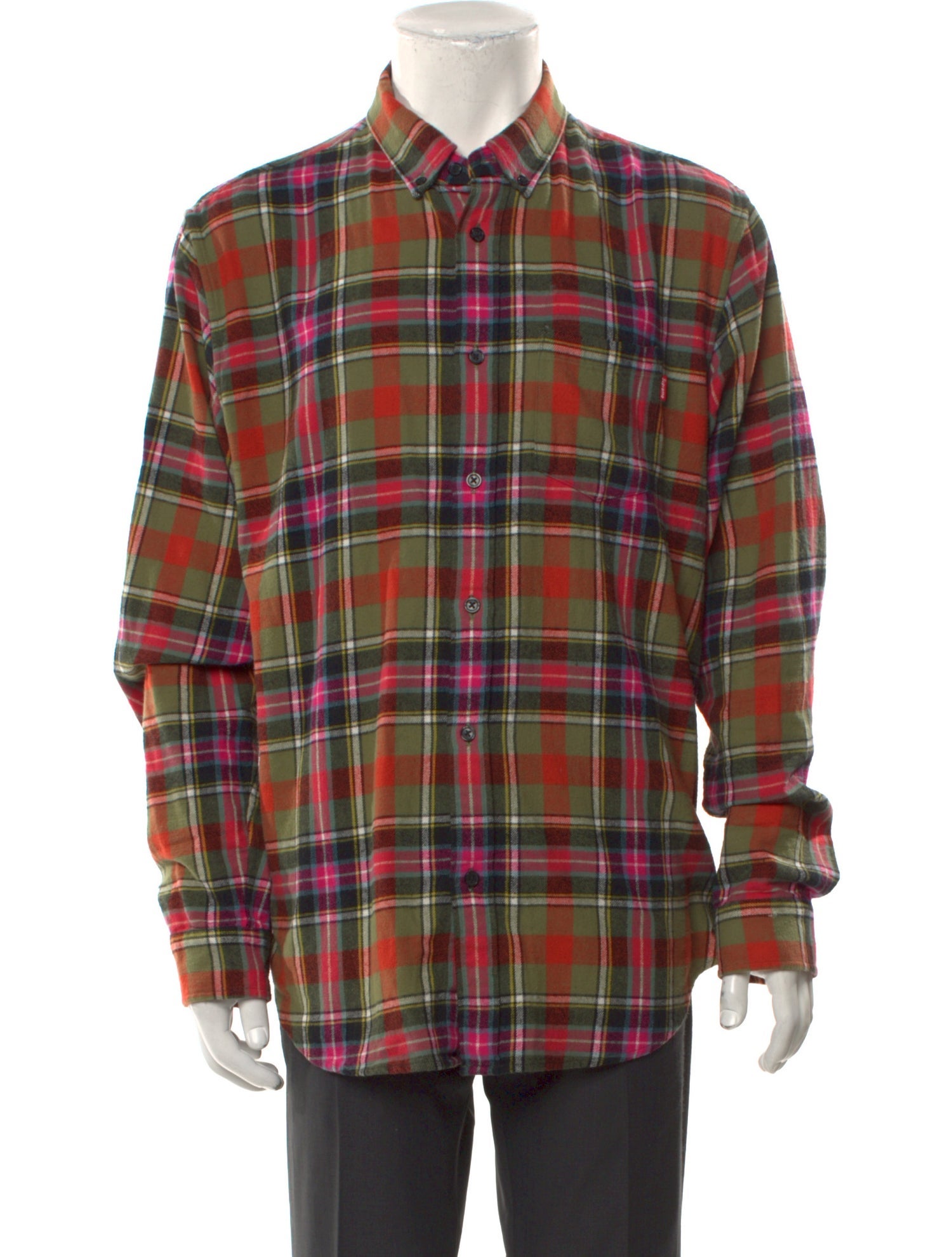 Supreme 2017 Tartan Flannel Shirt