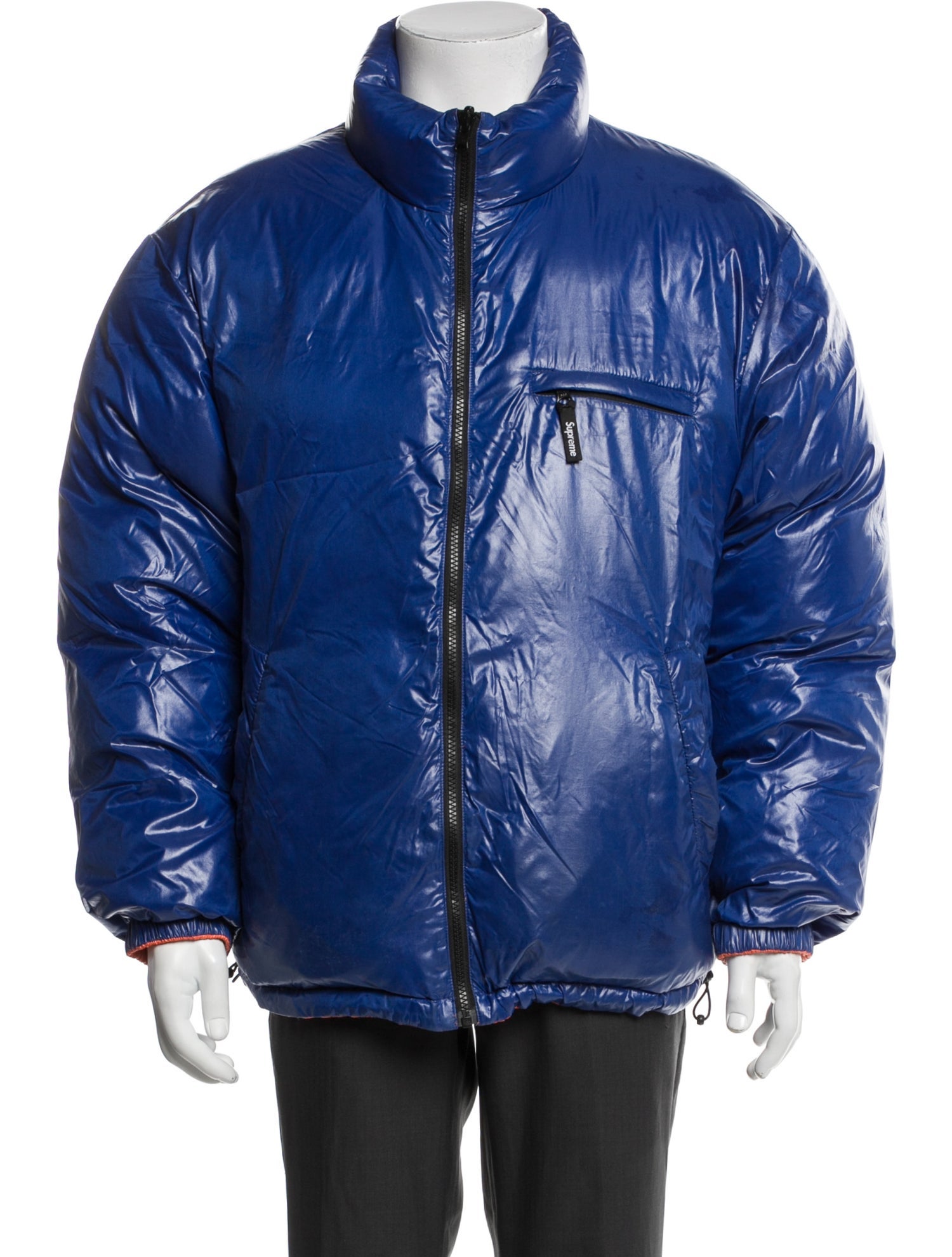 Supreme 2020 Shiny Reversible Puffy Puffer Coat
