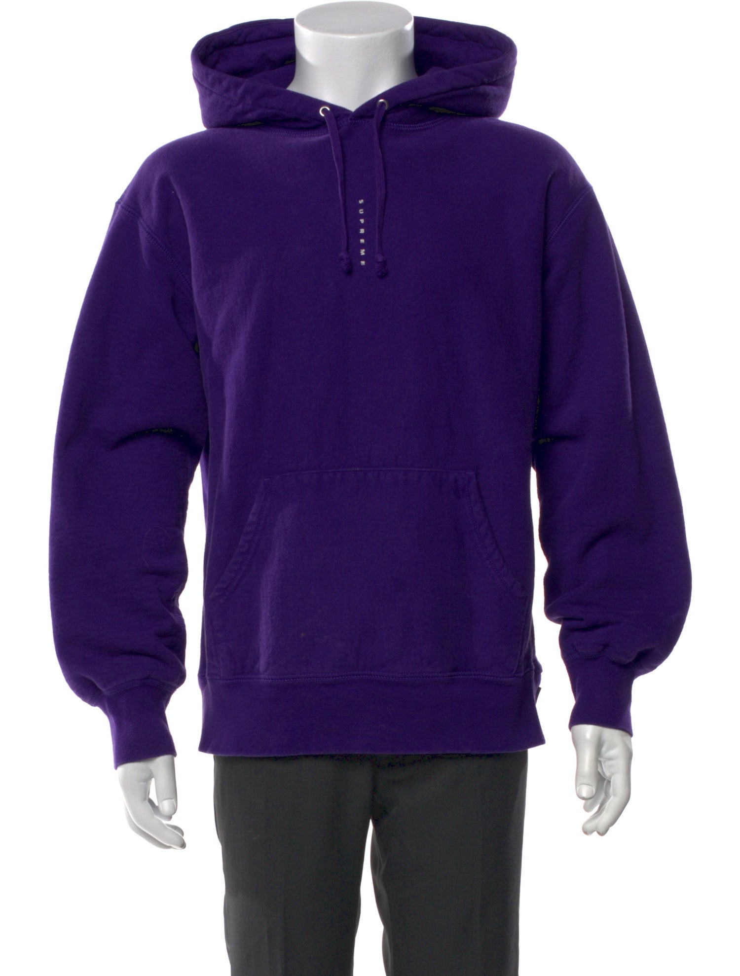 Supreme Micro Logo Crew Neck Hoodie