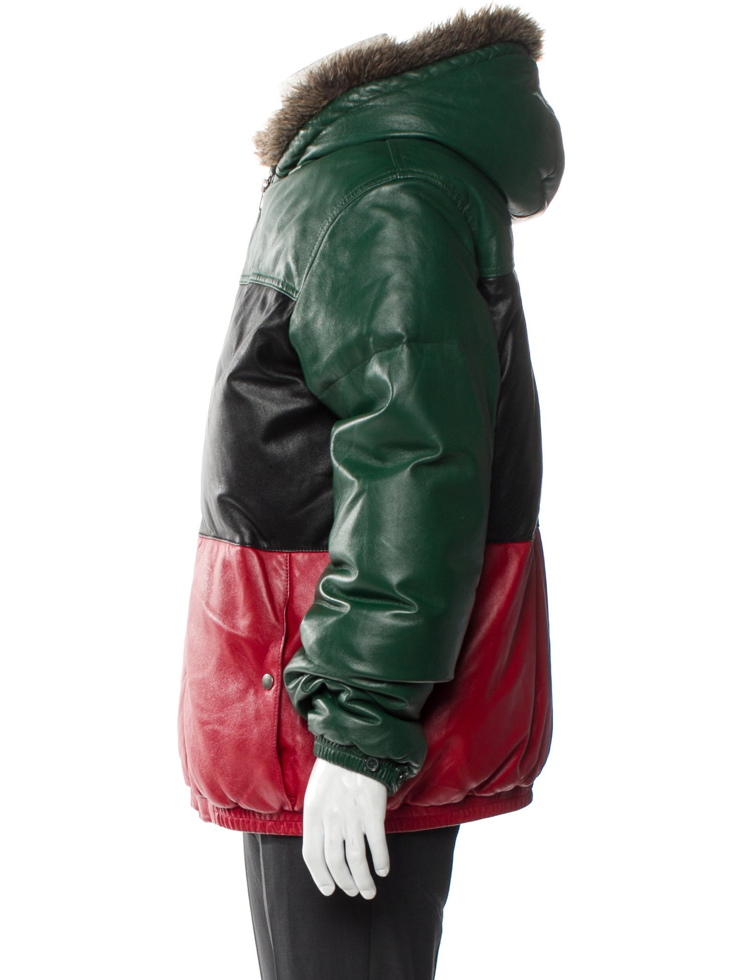 Supreme 2012 Leather Puffer Coat