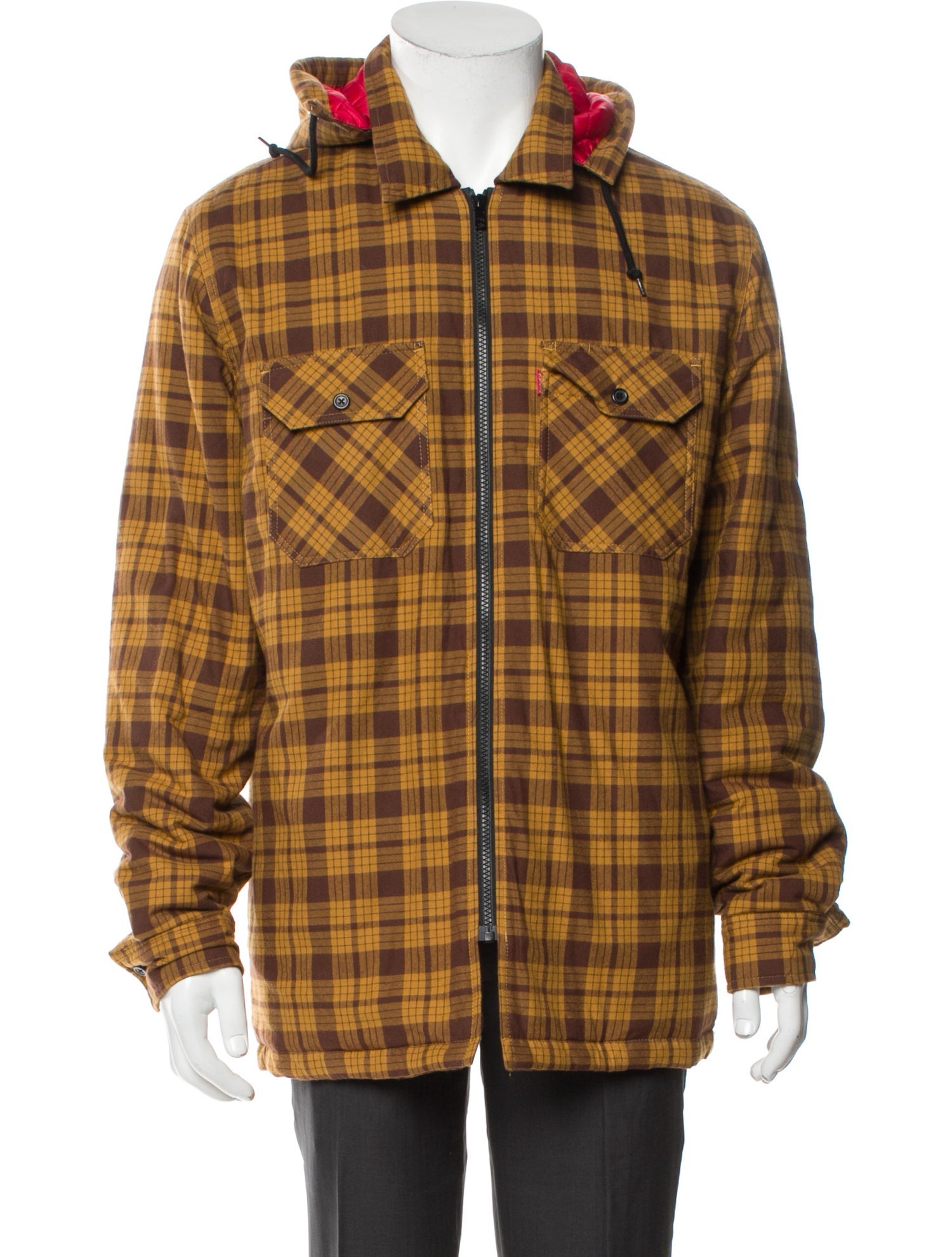 Supreme 2014 Plaid Print Parka