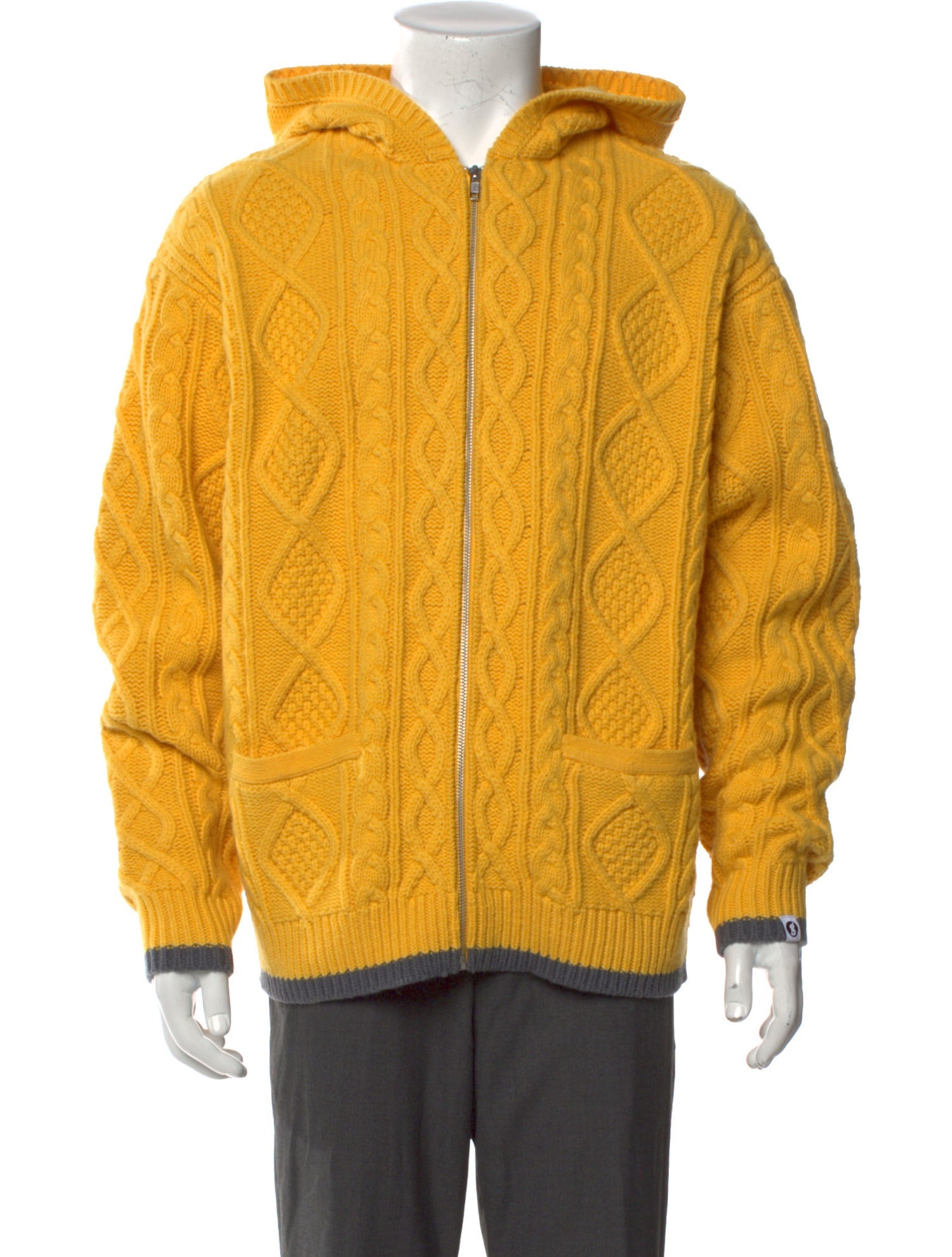 GOLF Wang Polka Dot Mohair Polka Dot Print Cardigan - White