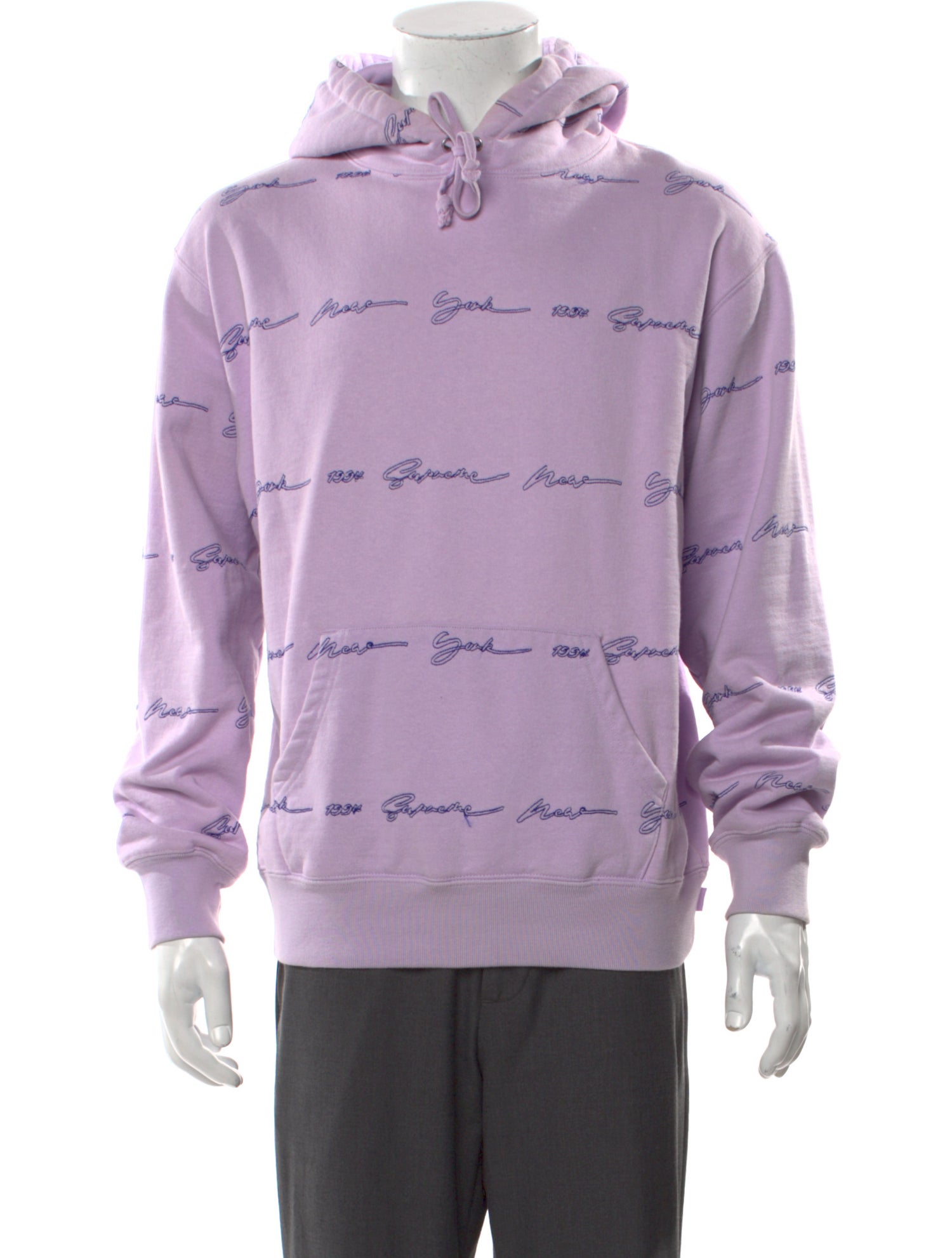 Supreme 2022 Script Stripe Hoodie