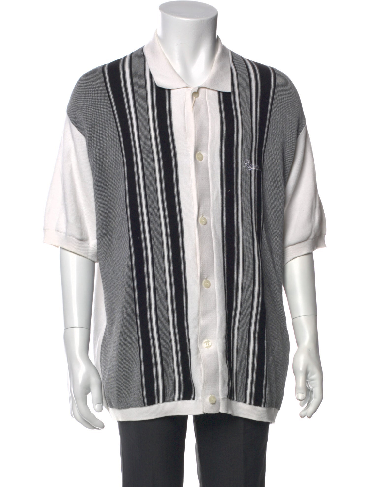 Supreme Stripe Button Striped Shirt