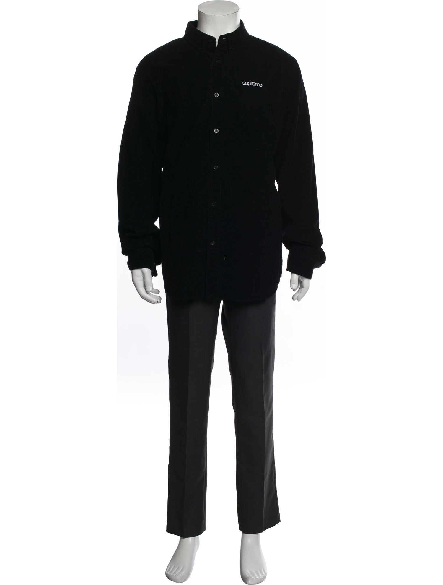 Supreme Classic Logo Long Sleeve Shirt