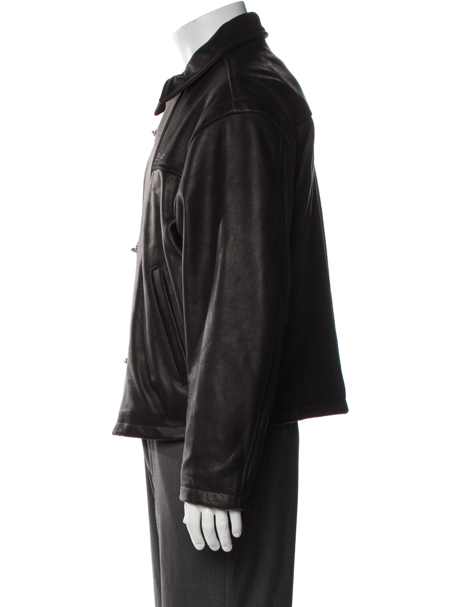 Supreme 2025 x Schott Leather Clasp Moto Jacket