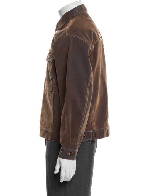 Supreme 2023 Flocked Denim Trucker Utility Jacket