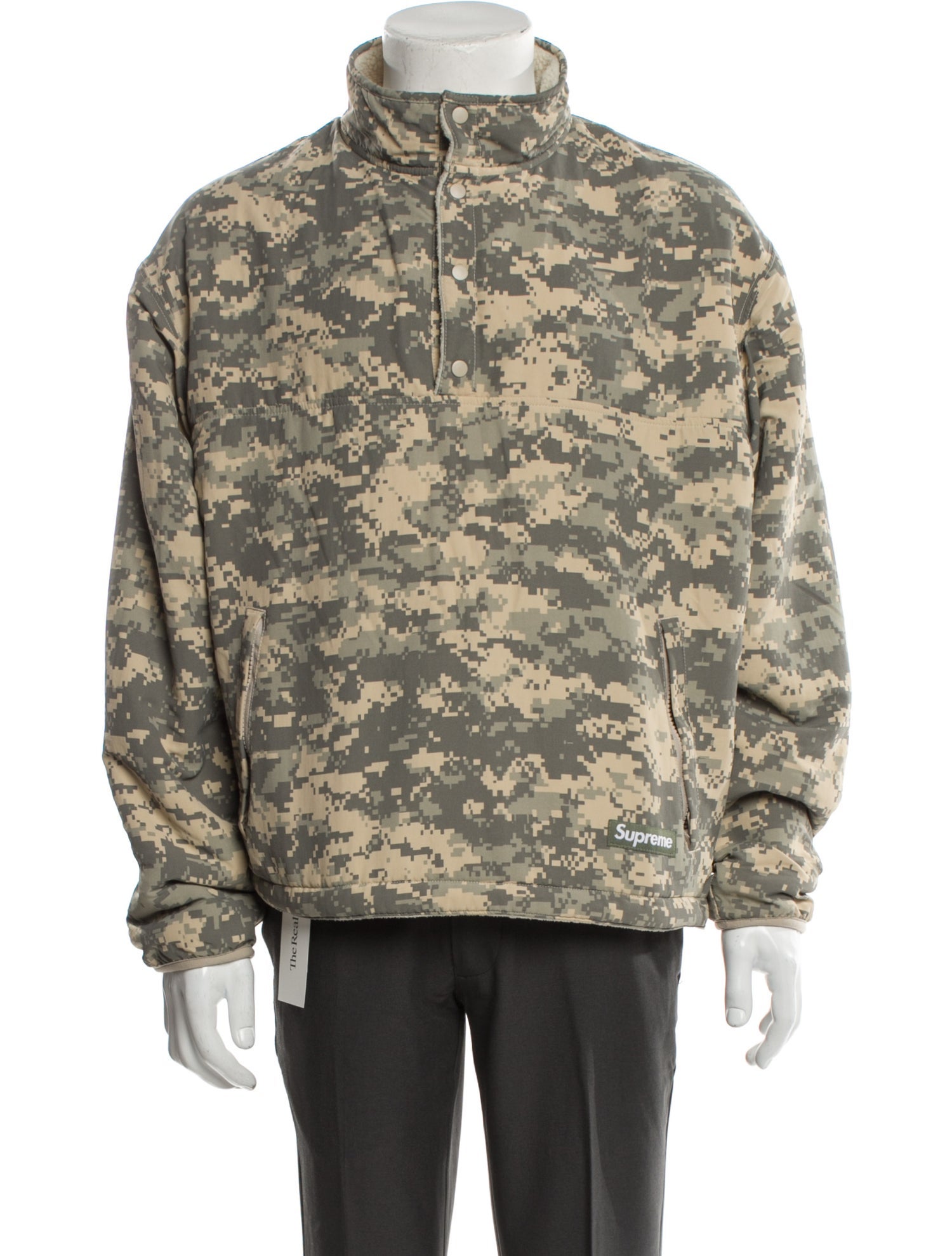 Supreme Polartec Shearling Reversible Camouflage Print Jacket