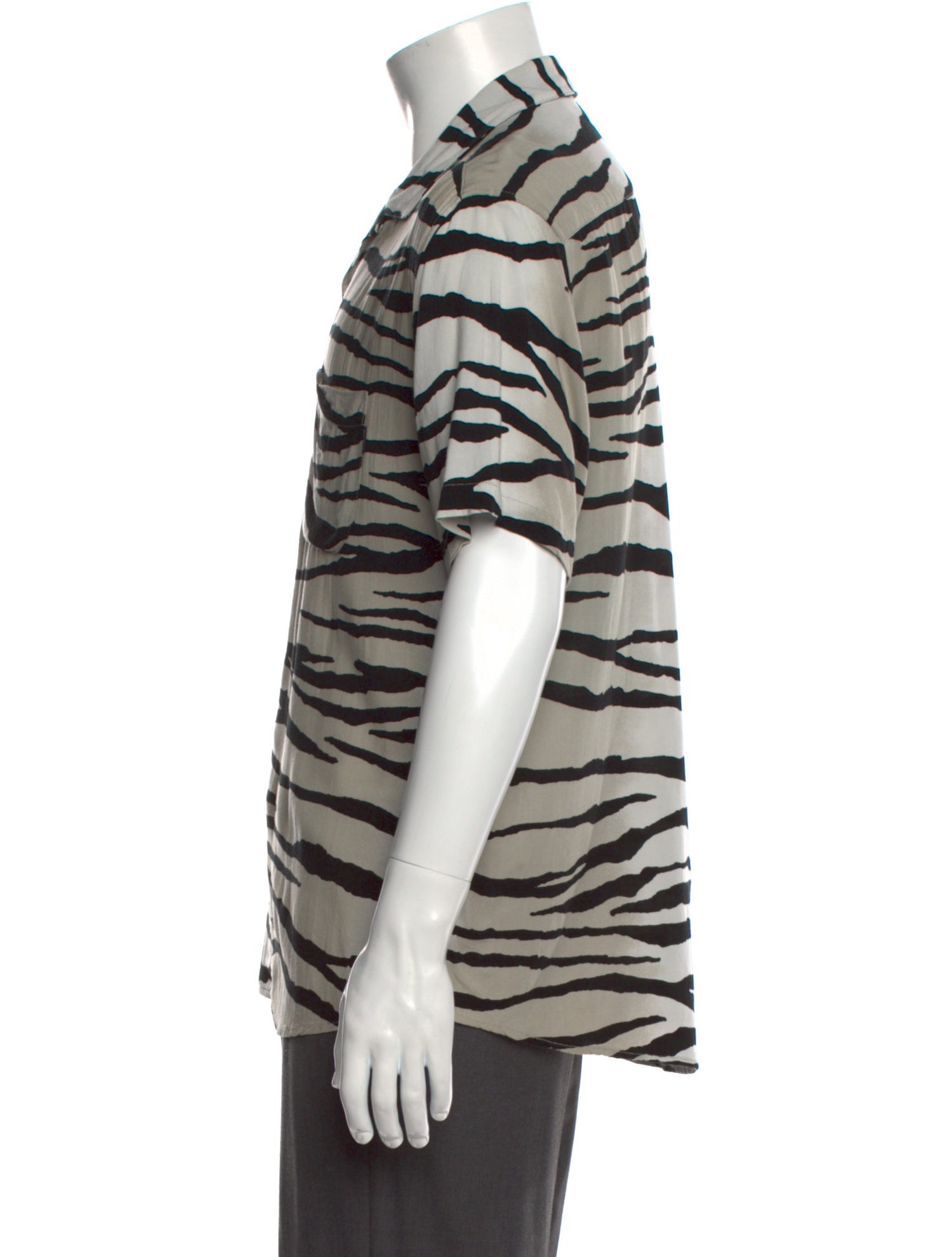 Supreme 2018 Tiger Stripe Rayon Shirt