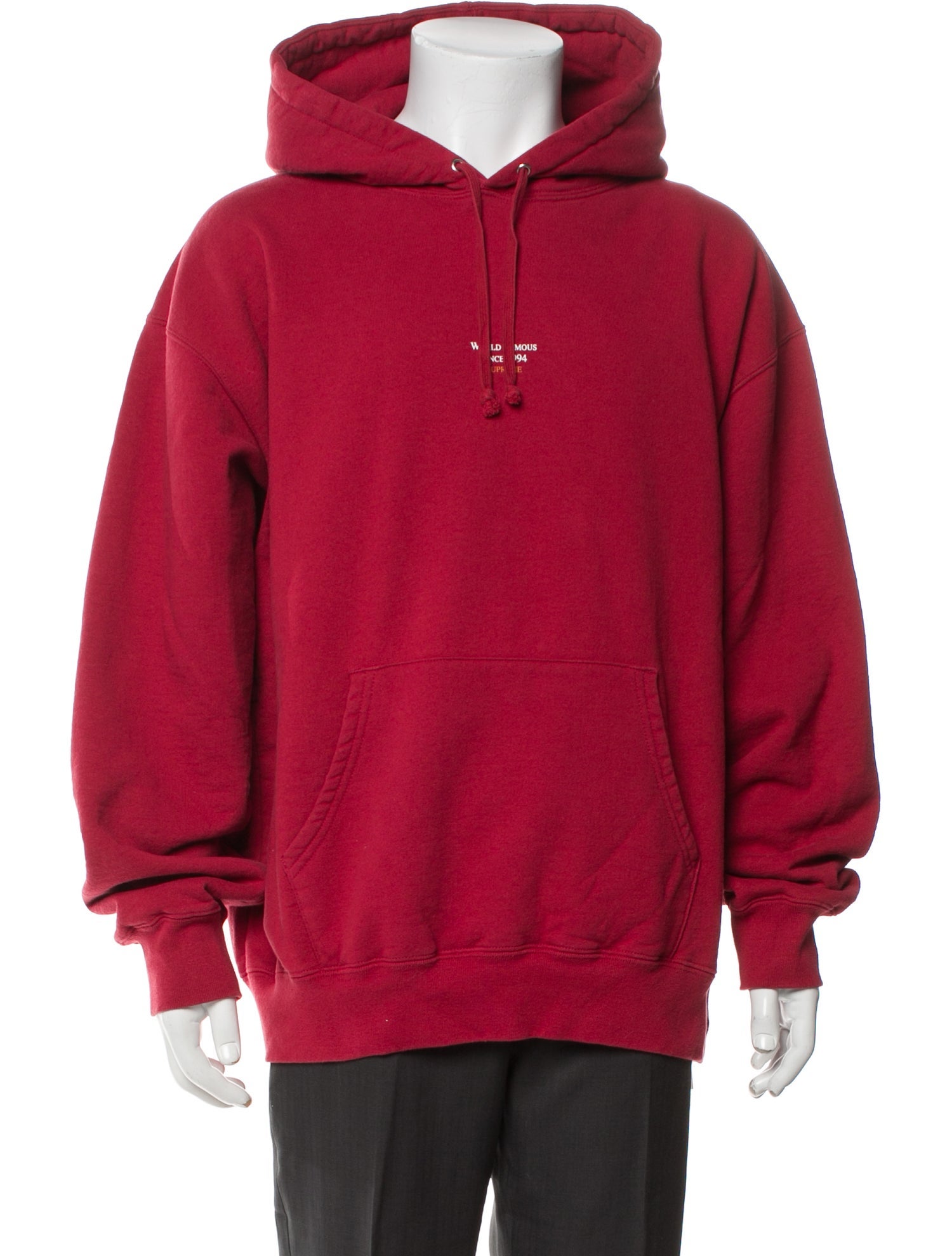 Supreme Signature Logo World Famous Hoodie