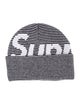 Supreme Big Logo Stripe Beanie (FW22)