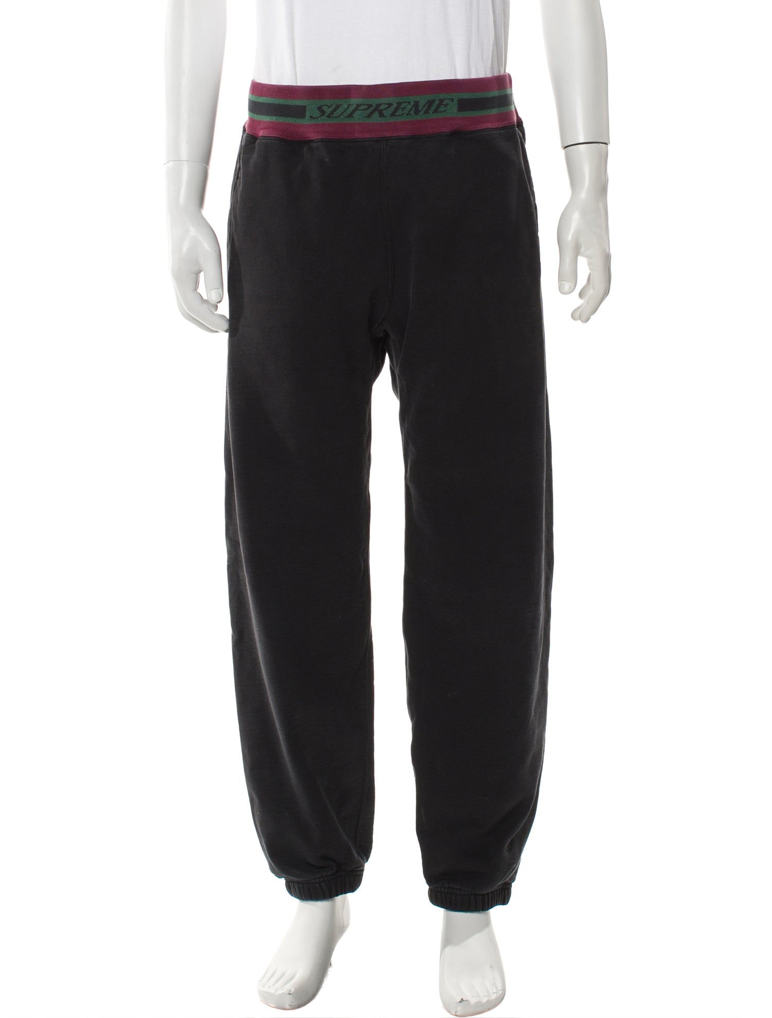 Supreme 2018 Striped Rib Sweatpant Lounge Bottoms