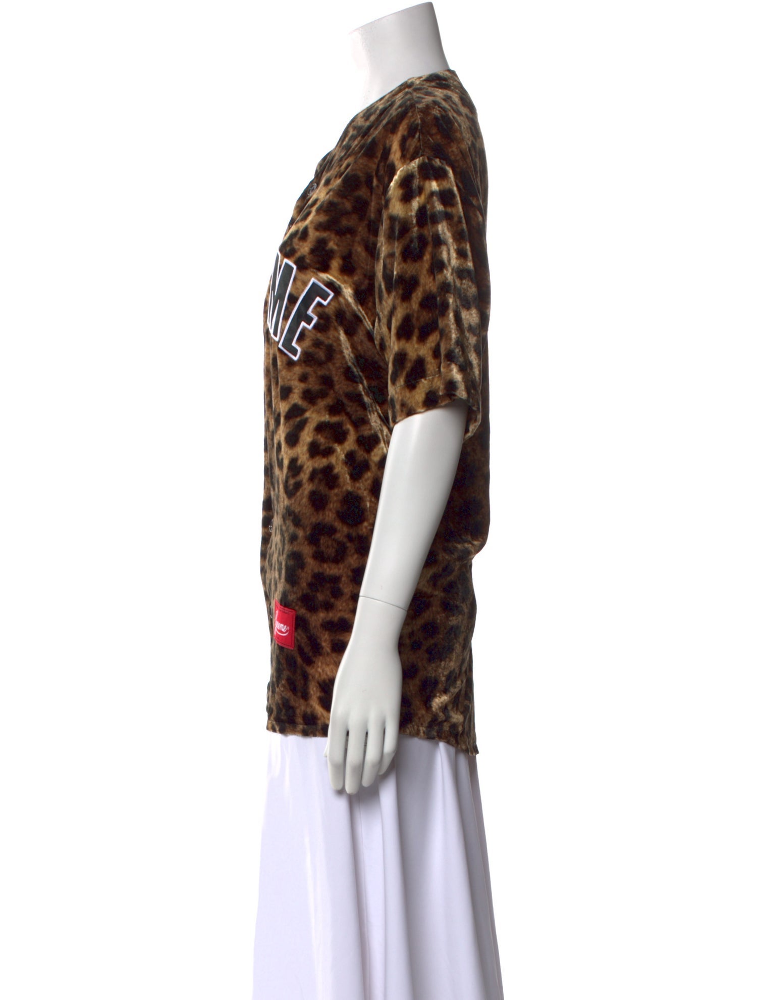 Supreme 2022 Faux Croc Football Jersey T-Shirt - White T