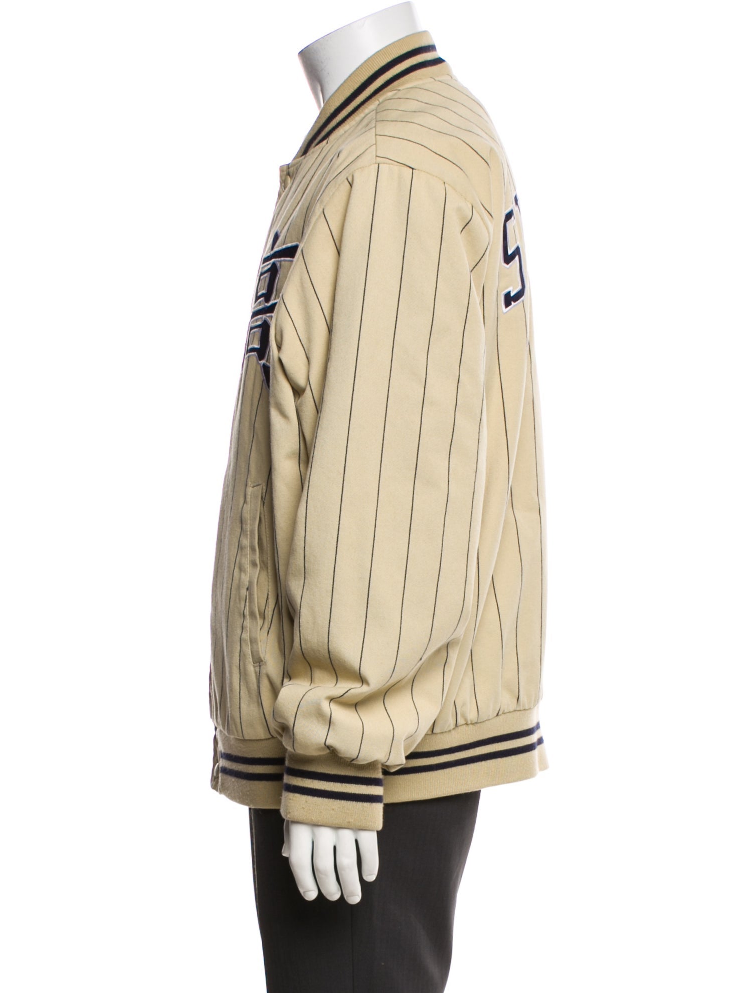 Supreme 2019 Pinstripe Varsity Varsity Jacket