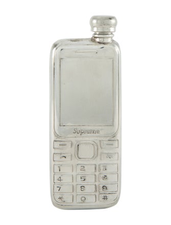 Supreme 2024 Burner Phone Pewter Flask