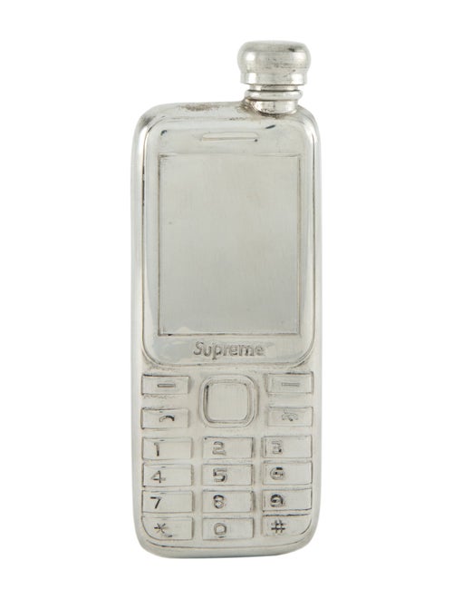Supreme 2024 Burner Phone Pewter Flask