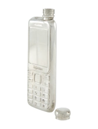 Supreme 2024 Burner Phone Pewter Flask