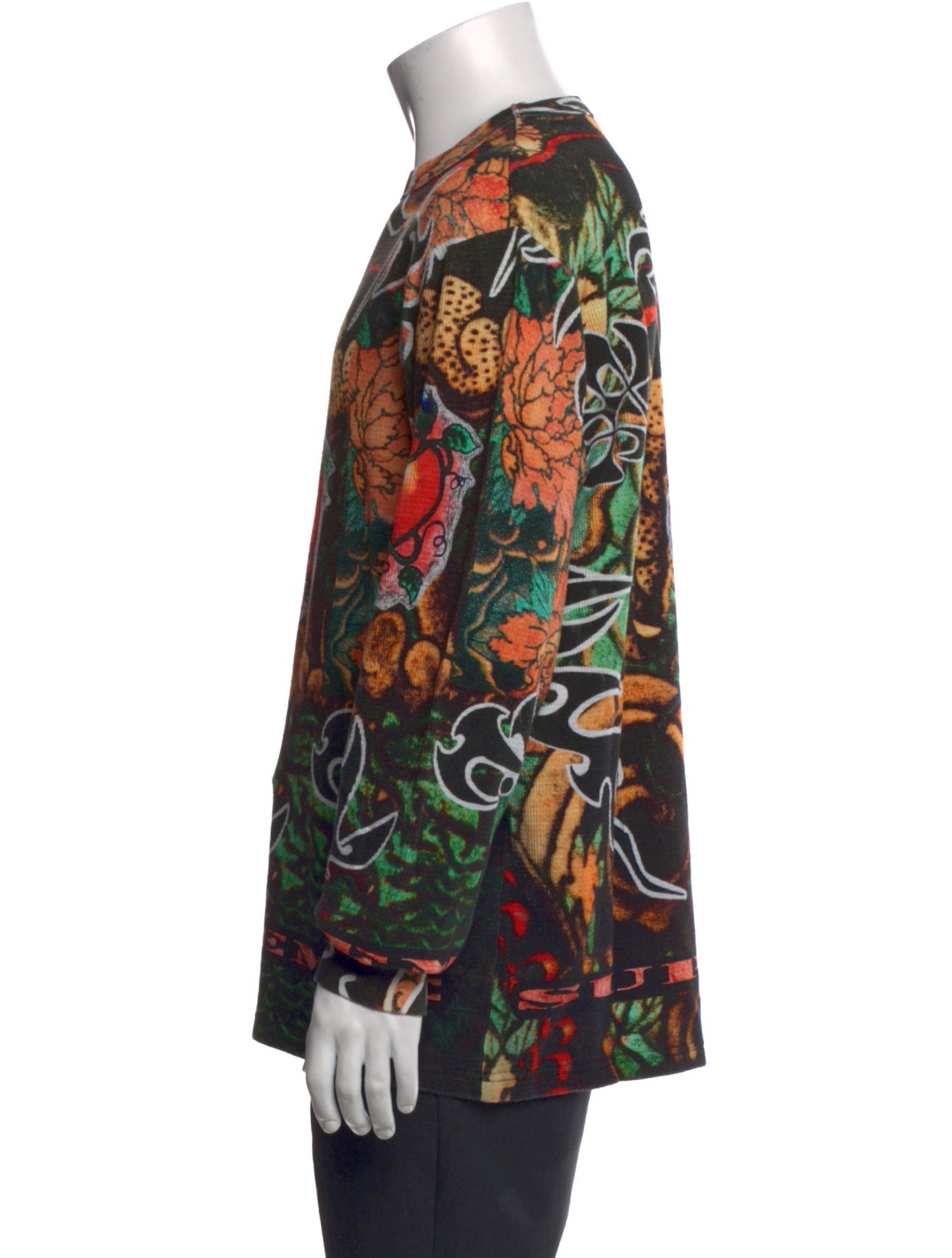 Supreme Printed Crew Neck Henley