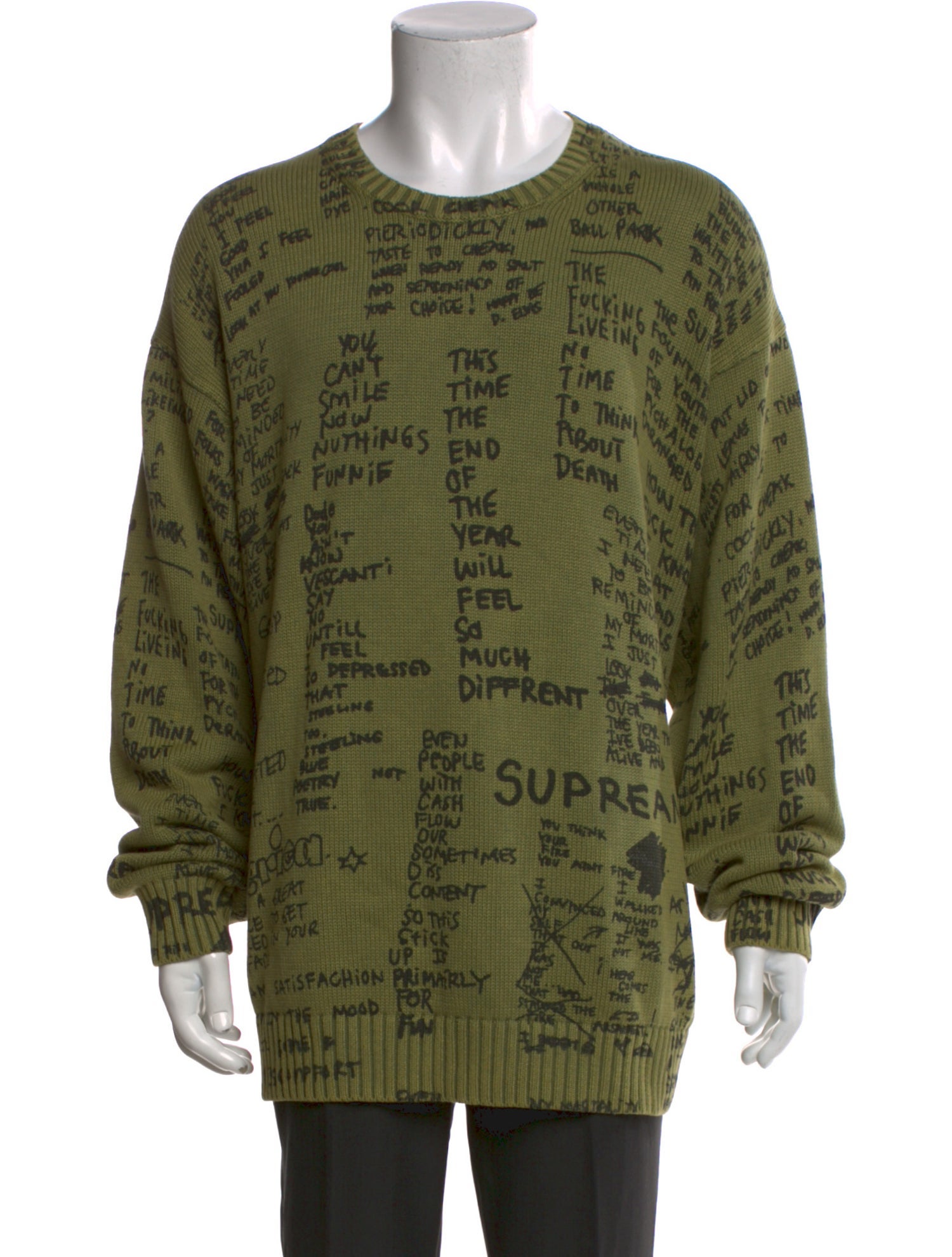 Supreme 2023 Gonz Poem Pullover